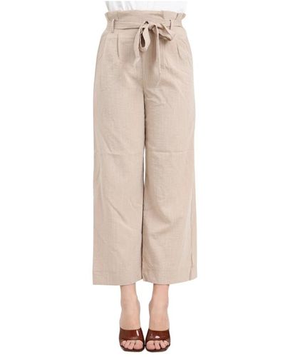 ONLY Cropped trousers - Natur