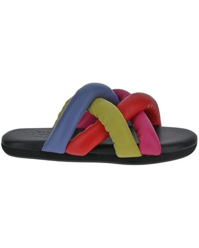 Moncler Jbraided slides - sliders estilosos para el verano - Multicolor