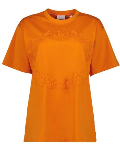Burberry Carrick oversized t-shirt - Orange