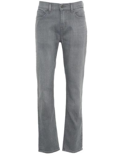 7 For All Mankind Straight Jeans - Grey