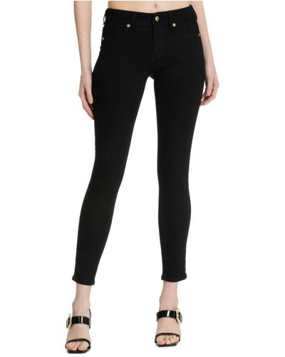 Versace Cropped Jeans - Black