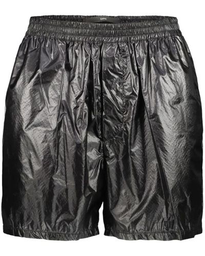 SAPIO Nylon-shorts mit elastischem bund - Grau