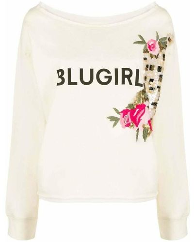 Blugirl Blumarine Sweater White - Weiß