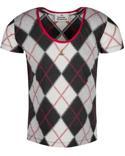 Vivienne Westwood Harlequin jacquard t-shirt - Mehrfarbig