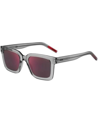 BOSS Sunglasses,graues gestell rote spiegelgläser sonnenbrille - Lila