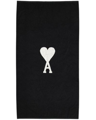 Ami Paris Home > textiles > towels - Noir