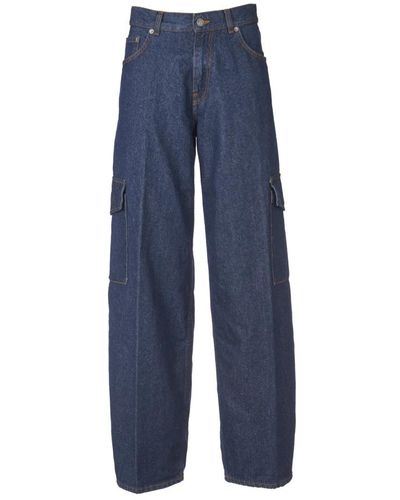 Haikure Cargo Jeans - Blau