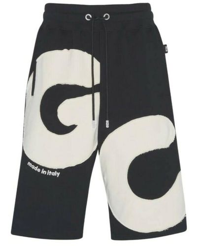 Gcds Shorts con maxi logo Andy - Schwarz