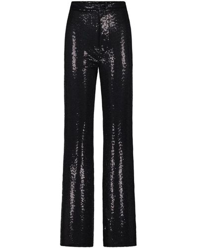 Rich & Royal Leather Trousers - Black
