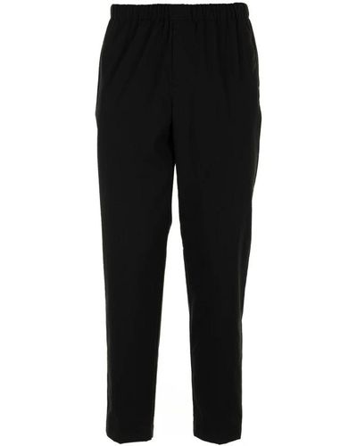 Cruna Slim-Fit Trousers - Black
