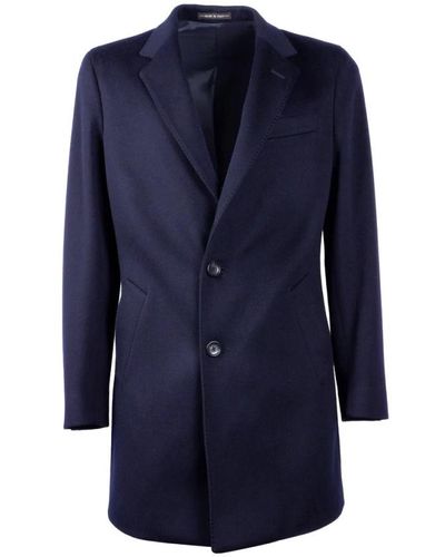 Loro Piana Coats > single-breasted coats - Bleu