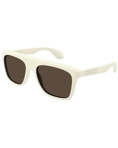 Gucci Weiß braun sonnenbrille gg1570s 003
