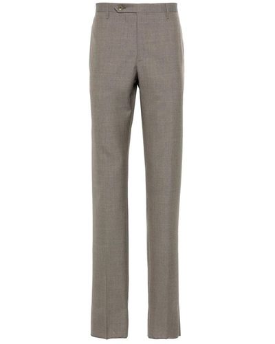 Rota Slim-Fit Trousers - Grey