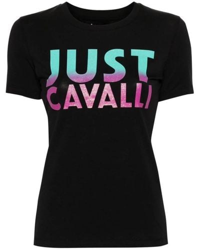 Just Cavalli T-Shirts - Black