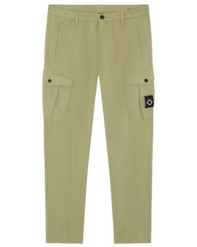 Ma Strum Straight Trousers - Green