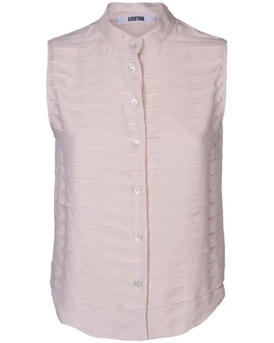 Mauro Grifoni Stylische hemden für männer - Pink