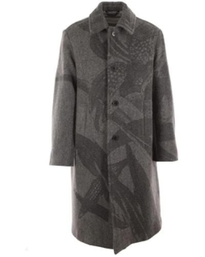 Dries Van Noten Coats > single-breasted coats - Gris
