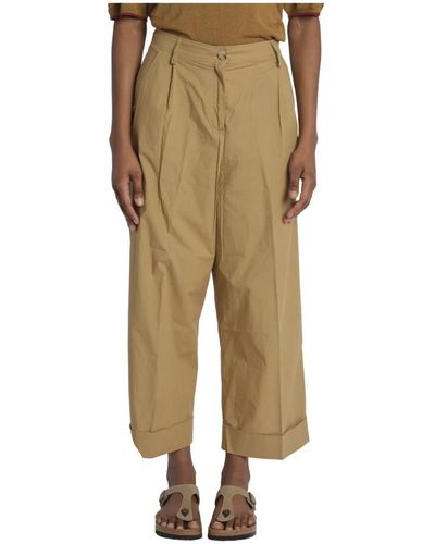 Momoní Wide Trousers - Natural