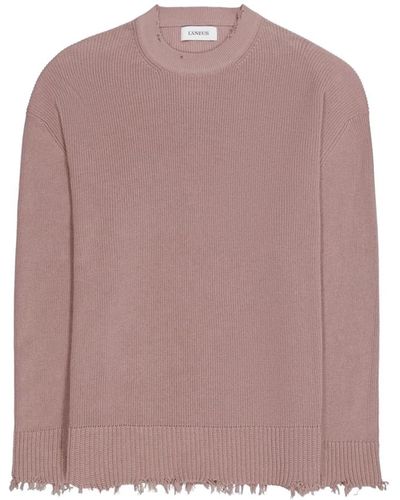 Laneus Knitwear > round-neck knitwear - Rose