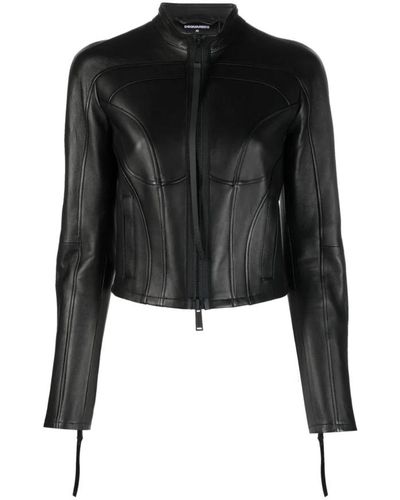DSquared² Leather giacche - Nero