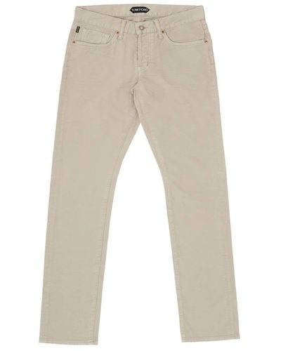 Tom Ford Straight Jeans - Natural