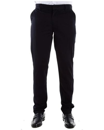 Emporio Armani Slim-Fit Trousers - Black