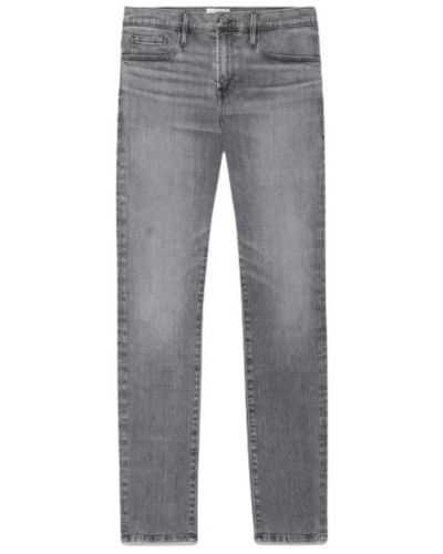 FRAME Slim-Fit Jeans - Gray