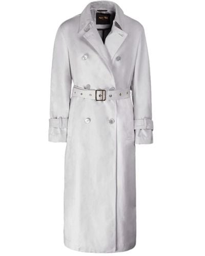 Moorer Trench coat foderato con silhouette moderna - Grigio