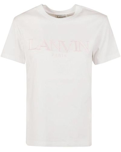 Lanvin Embroidered classic t-shirt - Bianco