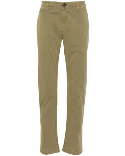 Jacob Cohen Trousers > chinos - Vert