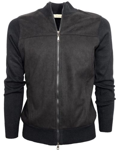 Cashmere Company Leather Jackets - Black