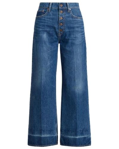 Polo Ralph Lauren Jeans > wide jeans - Bleu