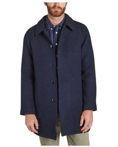 La Paz Coats > single-breasted coats - Bleu