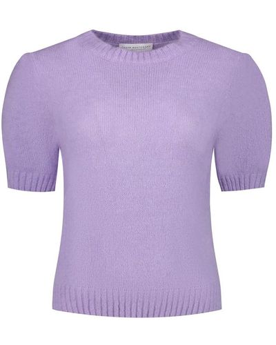 Amaya Amsterdam Knitwear > round-neck knitwear - Violet