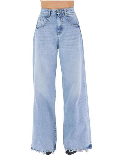 ICON DENIM Jeans denim larghi per donne - Blu