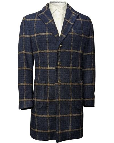 L.B.M. 1911 Coats > single-breasted coats - Bleu