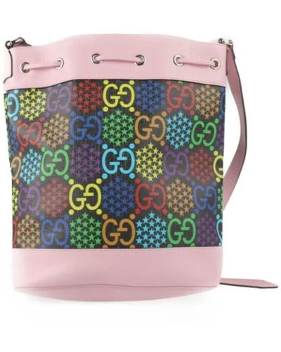 Gucci Borsa a tracolla vintage in pelle rosa