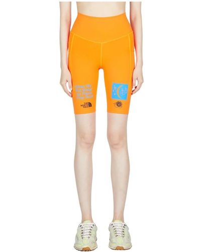 The North Face Biker shorts mit grafikdruck - Orange