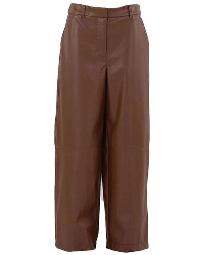 Twin Set Conjunto de pantalones elegantes - Marrón