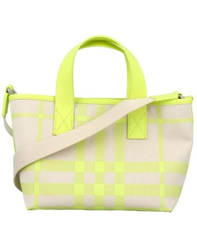 Burberry Tote Bags - Yellow