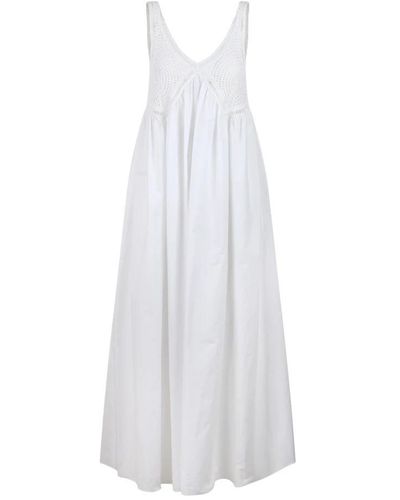 P.A.R.O.S.H. Maxi Dresses - White