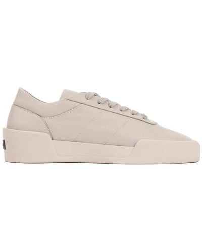 Fear Of God Taupe leder sneakers nude & neutrals - Pink