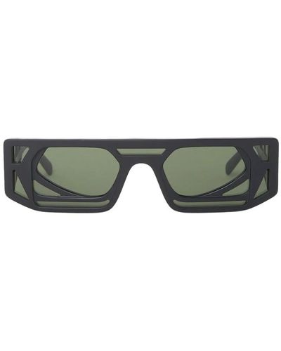 Kuboraum Rechteckige sonnenbrille mit getönten gläsern - Grün