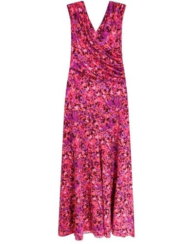 Erika Cavallini Semi Couture Midi Dresses - Purple