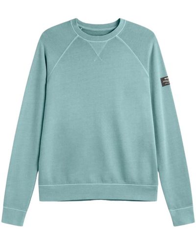 Ecoalf Aqua grüner sweatshirt stilvoll bequem männer - Blau