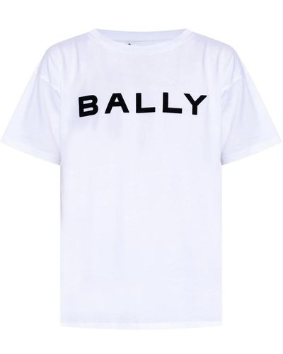 Bally T-Shirt mit Logo - Weiß