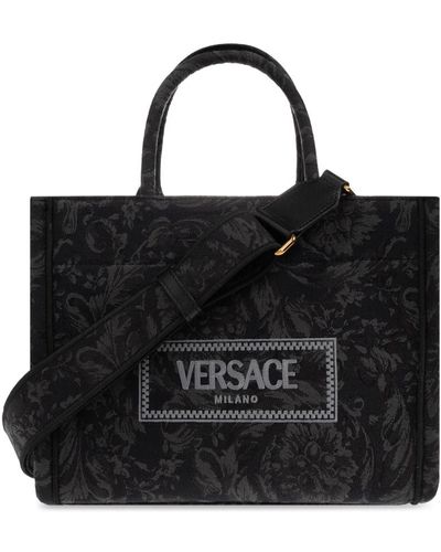 Versace 'barocco athena small' schultertasche - Schwarz
