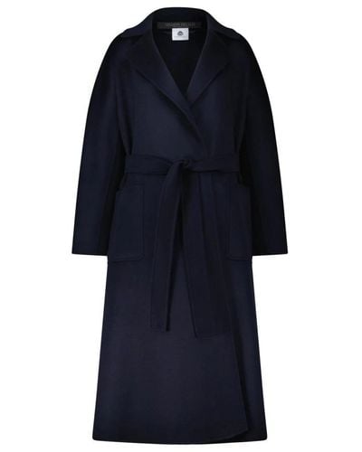 Marina Rinaldi Belted Coats - Blue