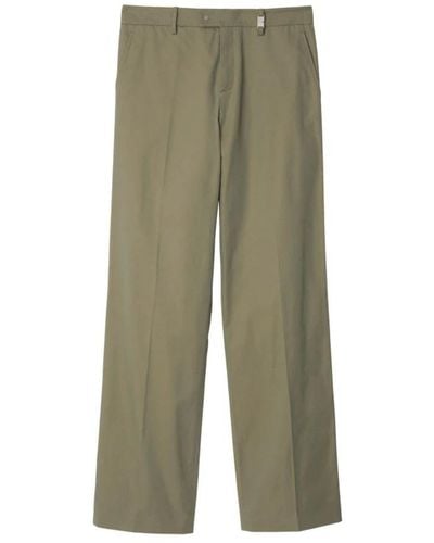 Burberry Wide Trousers - Green