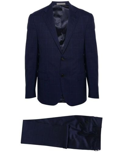Corneliani Single Breasted Suits - Blue